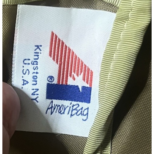 Ameribag 19" Classic Healthy Back Bag Ergonomic Crossbody Sling Beige New — image 5 of 7